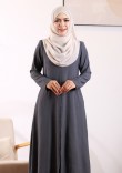 Kurung Princess Siti - Charcoal