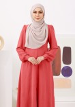 Suit Nur Zakiya - Coral Pink