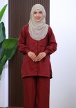 Suit Nufa - Deep Maroon