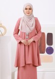 Kurung Maymunah - Deep Peach