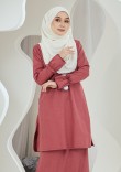 Kurung Sakura - Dusty Maroon