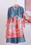 Kurung Princess Aireen Kids 2.0 - Emerald Blush