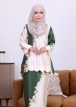 Kurung Sri Lily - Emerald Green