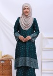 Kurung Che Fateha - Emerald Green