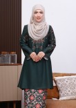 Kurung Khadijah - Emerald Green