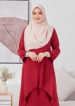 Kurung Fahima - Red Maroon