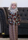 Kurung Dang Tiara Mini Kids - Burgundy