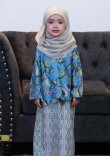 Kurung Dang Tiara Mini Kids - Dusty Blue