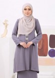 Kurung Saleha - Grey