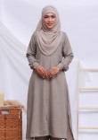 Suit Zakiya Linen - Greeny Grey
