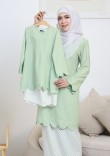 Kurung Imani Labuh Kids - Green