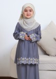 Kurung Dang Faeza Kids 2.0 - Grey