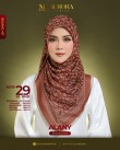 Tudung Bawal Aurora - Alany Red Brick - B45
