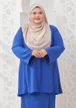 Kurung Nur Zaleha Plus Size - Royal Blue