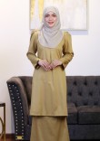 Kurung Azira - Moss Yellow