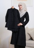 Kebaya Sri Embun Kids - Pitch Black