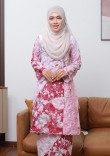 Kurung Sri Camellia Labuh - Raspberry