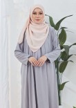 Jubah Delima - Grey