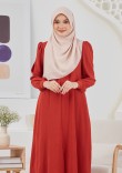Kurung Nur Zakiya - Dark Orange