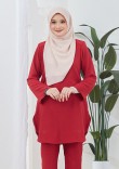 Suit Nur Saraa - Red