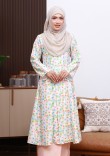 Kebaya Sri Daisy - Soft Peach