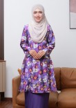 Kurung Sri Kenanga - Vivid Purple
