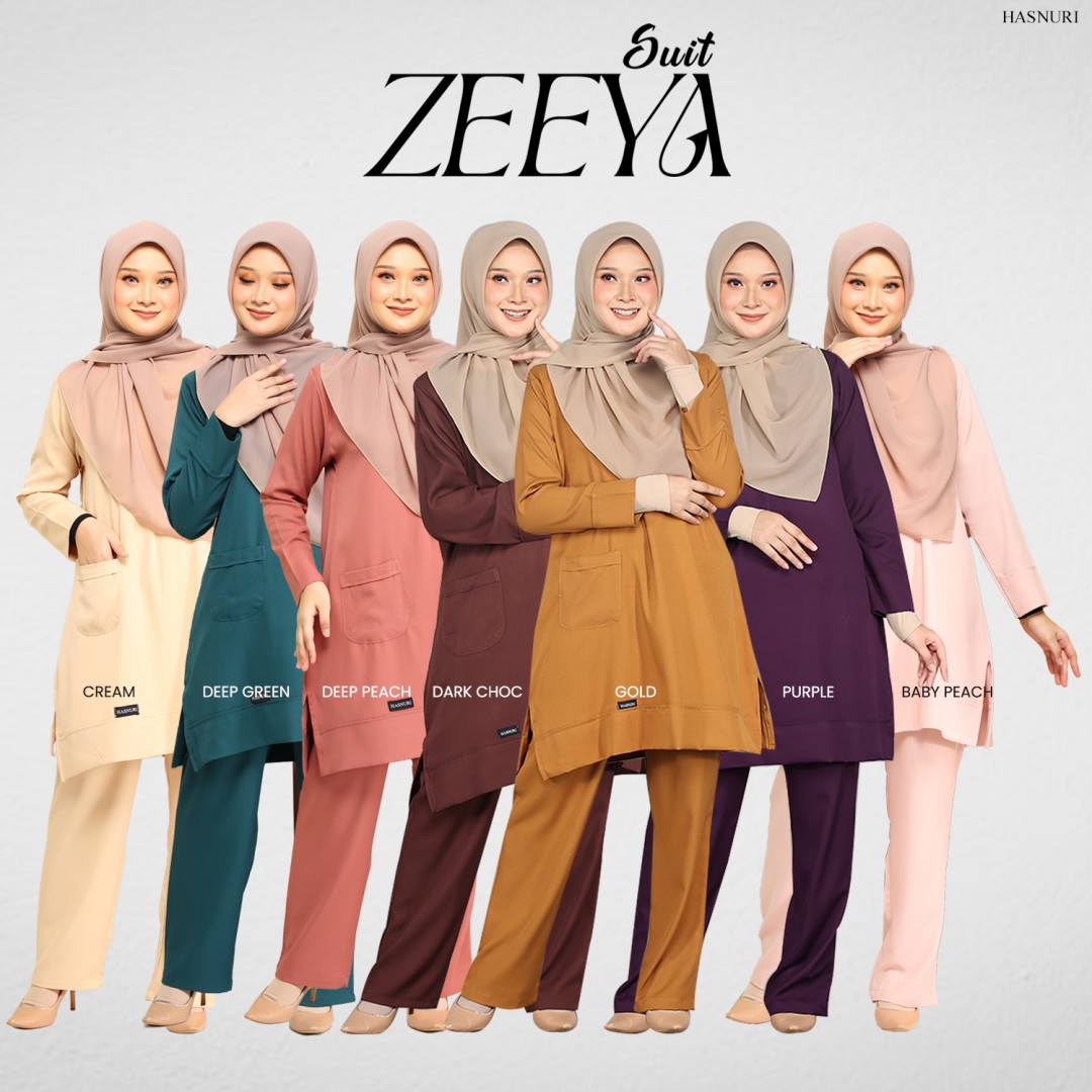 Suit Zeeya - Navy Blue