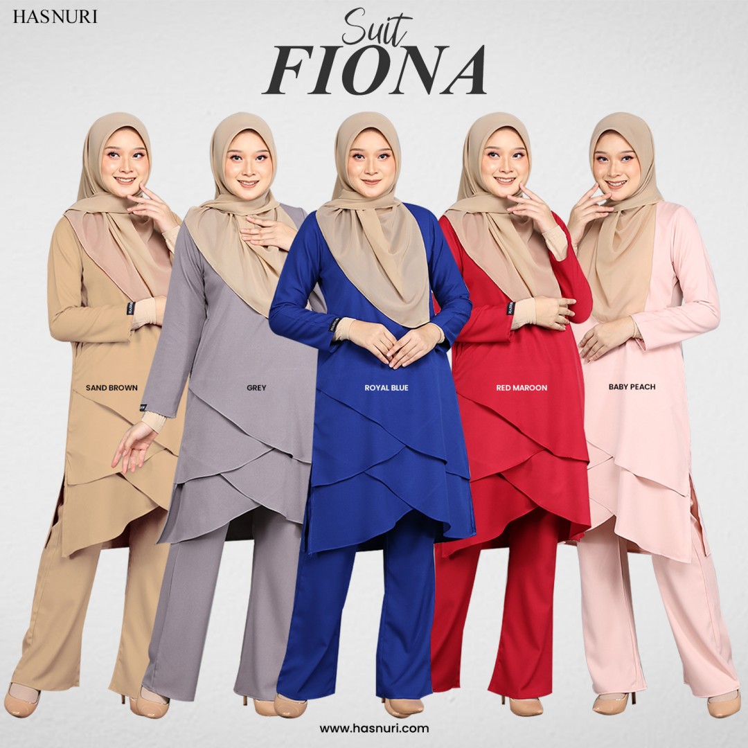 Suit Fiona - Red Maroon
