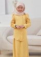 Kurung Farzana Kids - Butter Yellow