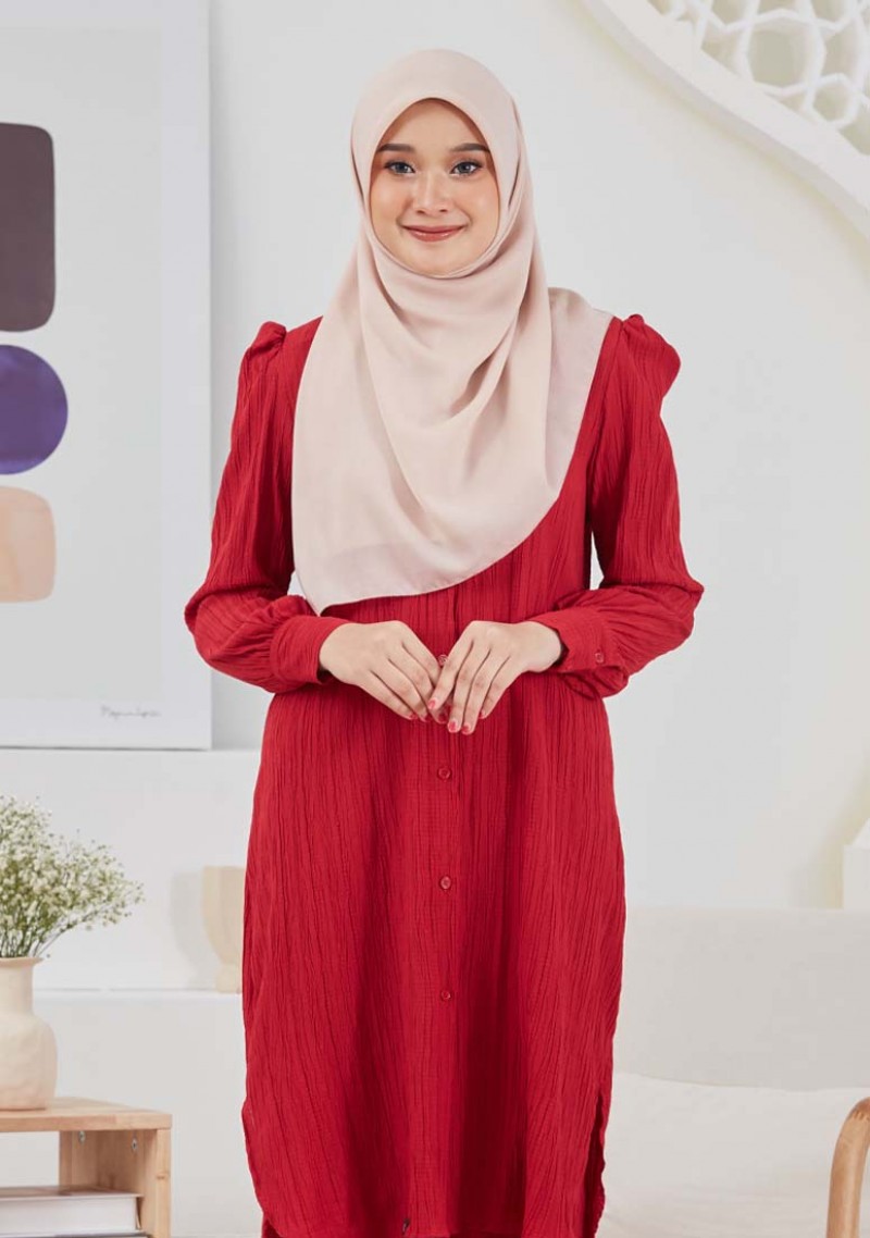 Suit Fawziyah - Red