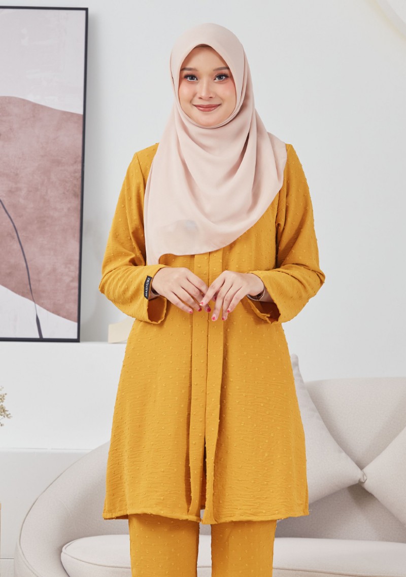 Suit Kebaya Trisha - Mustard