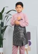 Baju Melayu Hasif Kids - Dusty Mauve