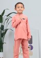 Baju Melayu Jebat Kids - Peach