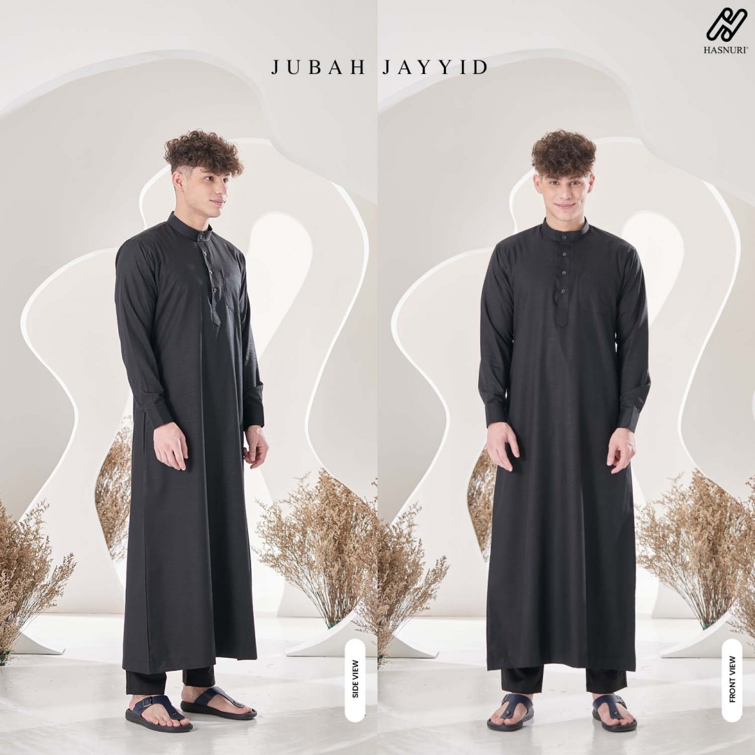 Jubah Jayyid - Spruce Grey