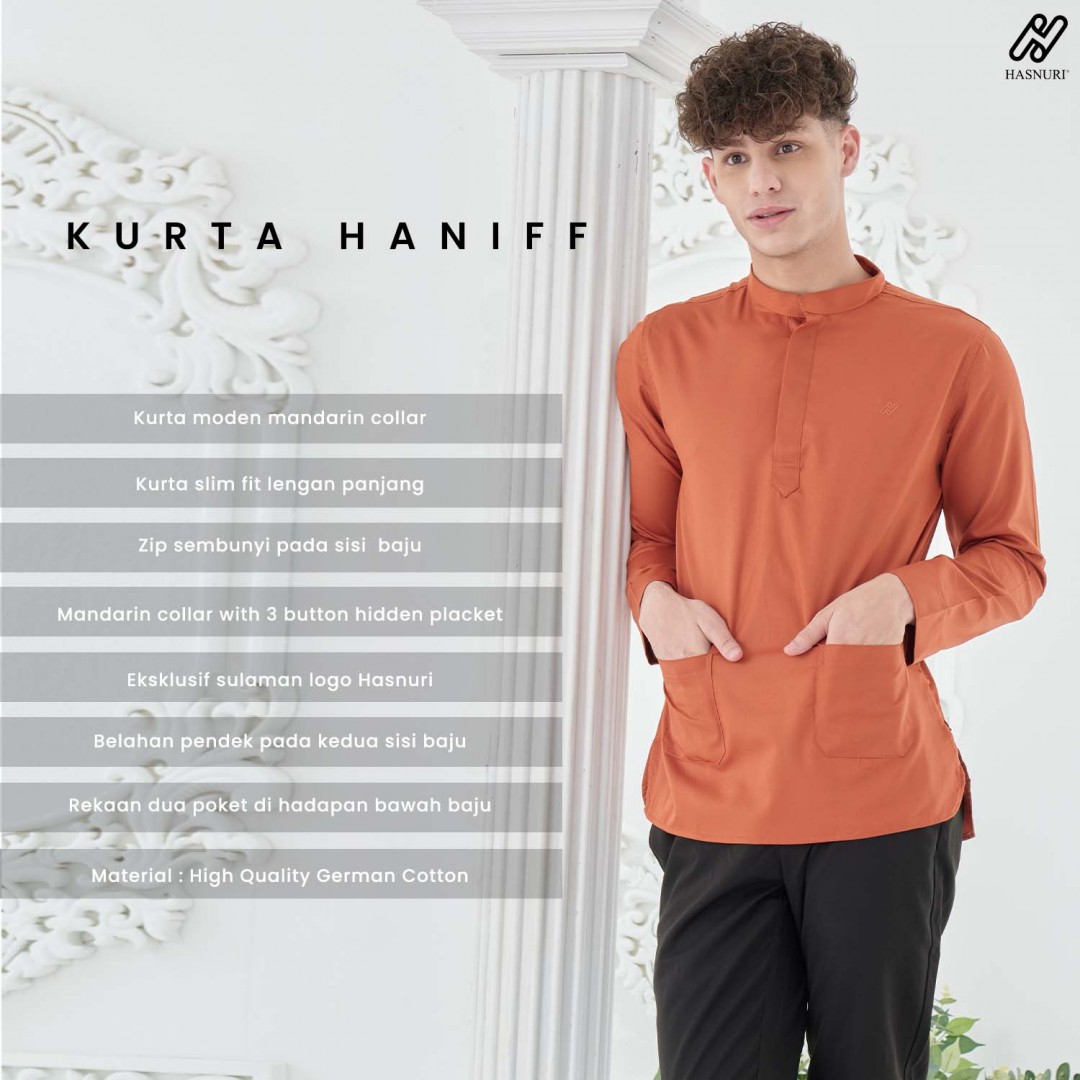 Kurta Haniff - Maroon