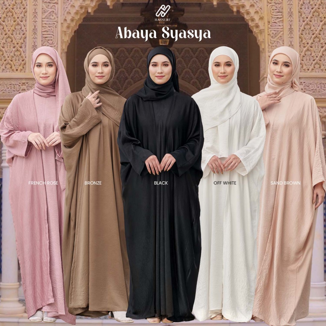 Abaya Syasya (No Shawl) - Sand Brown
