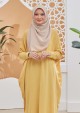 Abaya Nur Nysa - Butter Yellow