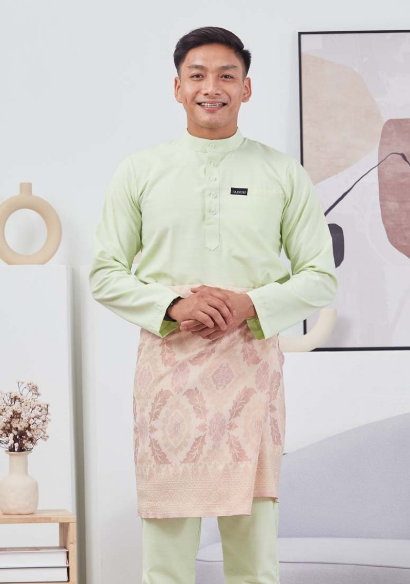 Baju Melayu Hayder - Apple Green