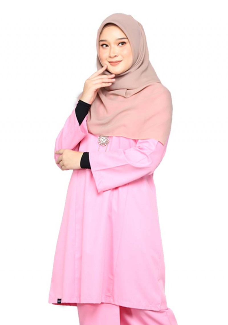 Kurung Nuri - Soft Pink