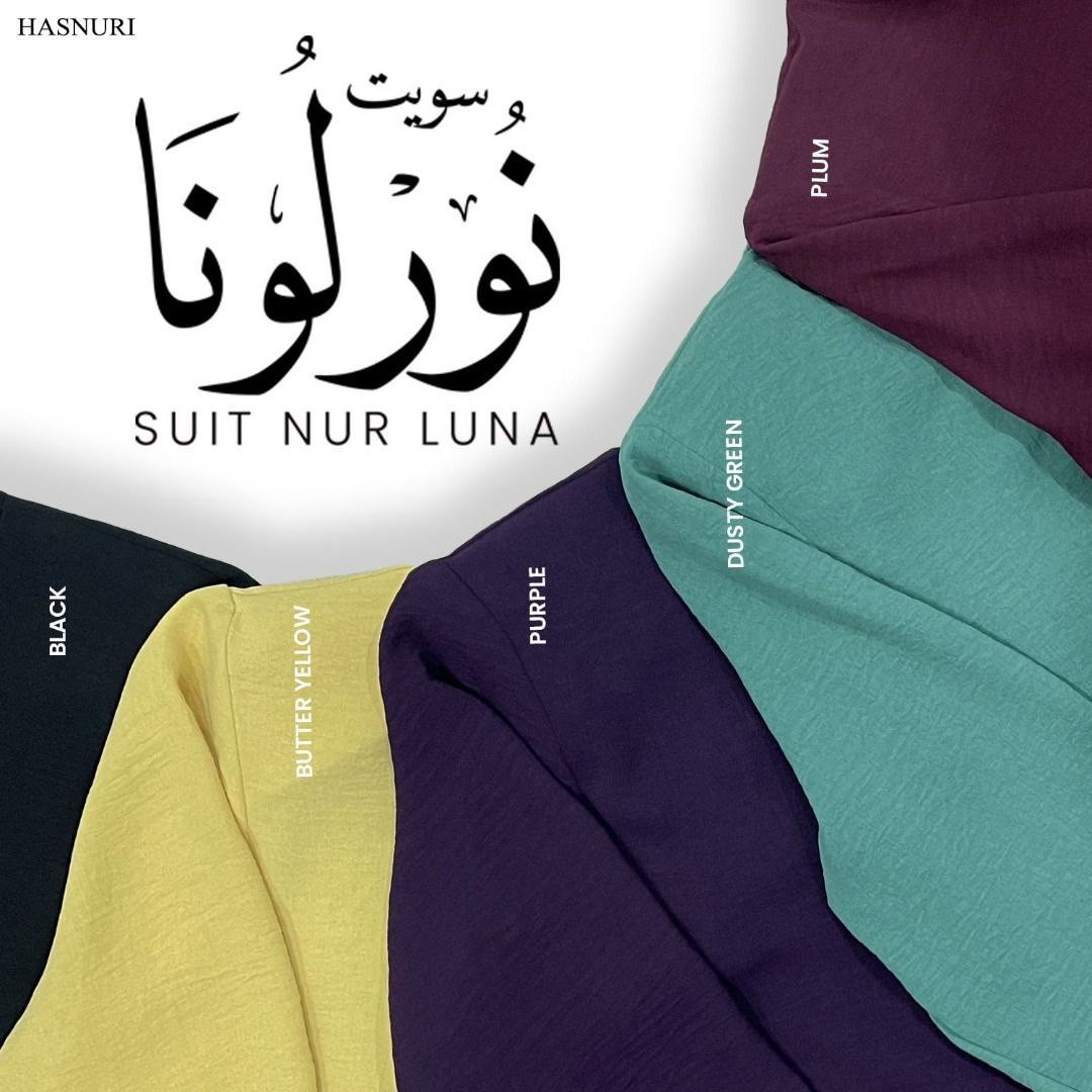 Suit Nur Luna - Butter Yellow