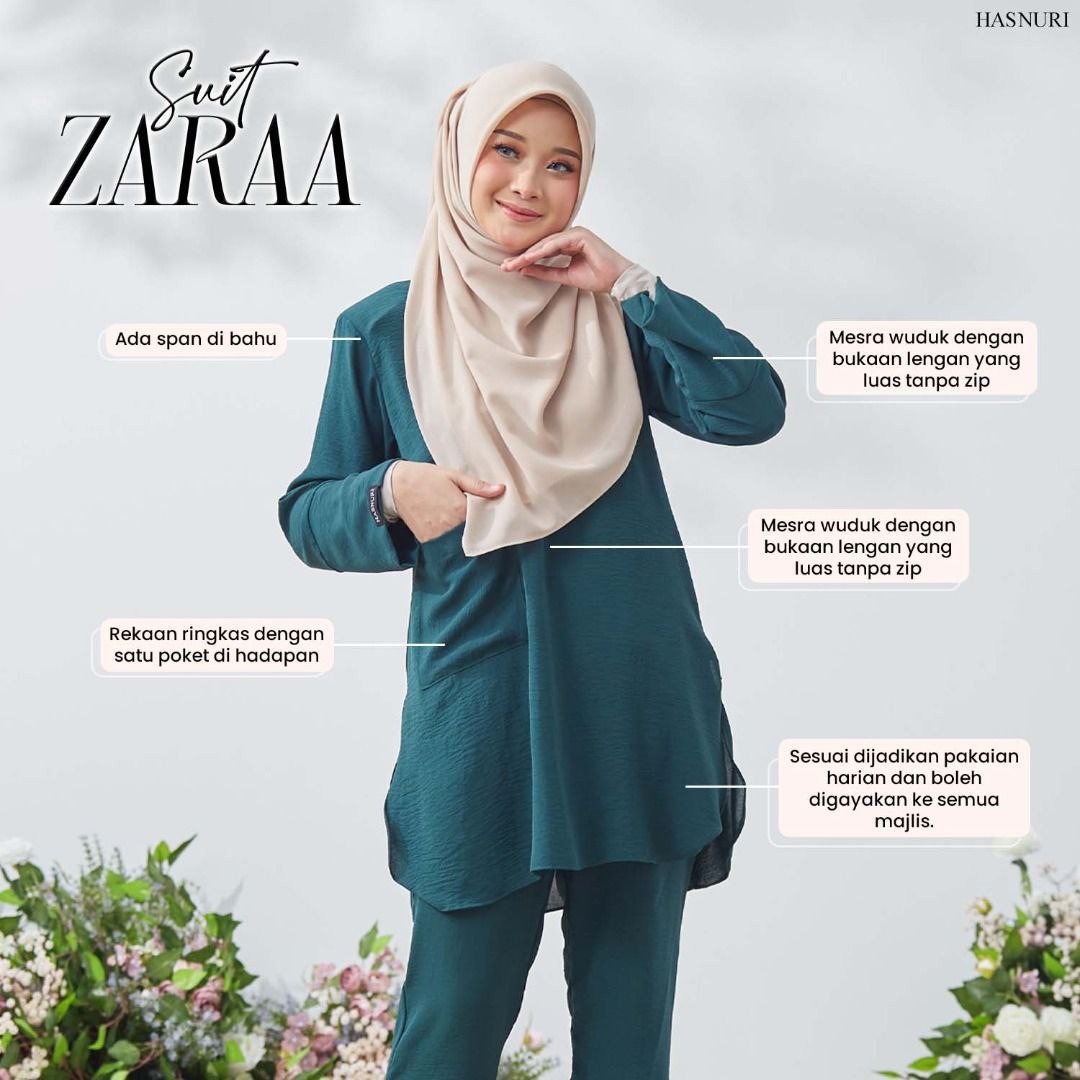 Suit Zaraa - Turkish Blue