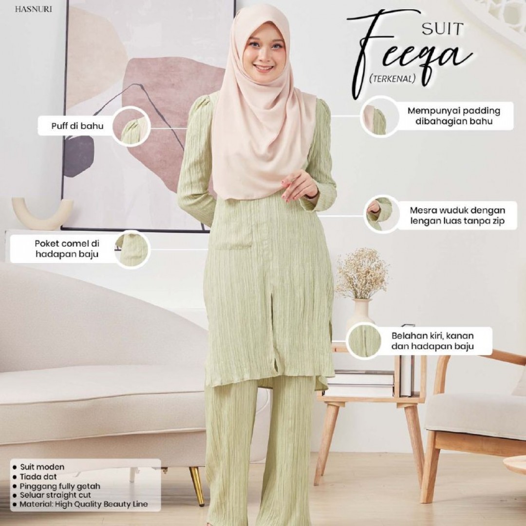 Suit Feeqa - Light Green