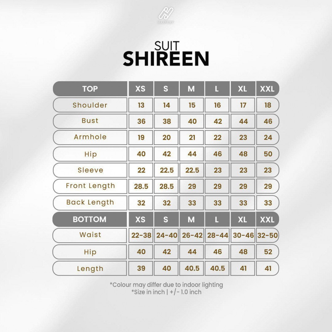 Suit Shireen - Dark Choc