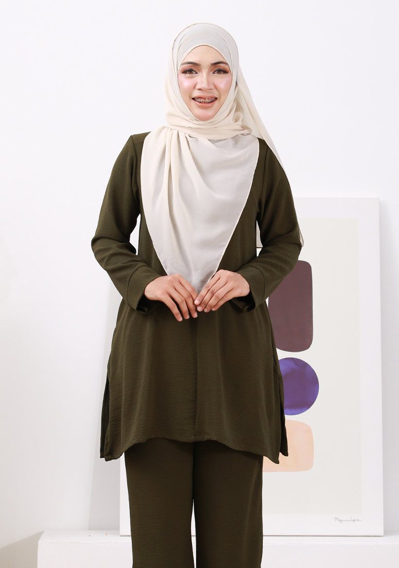 Suit Aliaa - Army Green