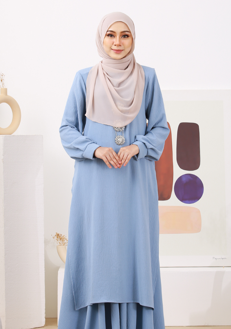 Kurung Princess Helena - Ash Blue