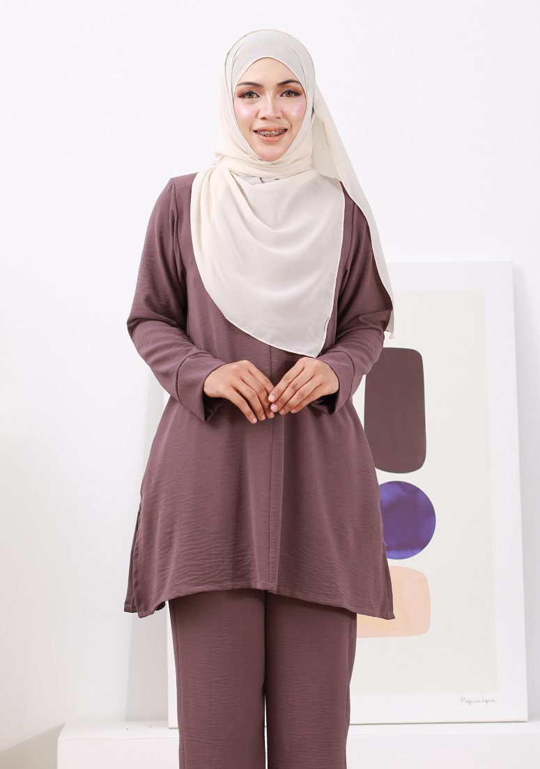 Suit Aliaa - Ash Brown
