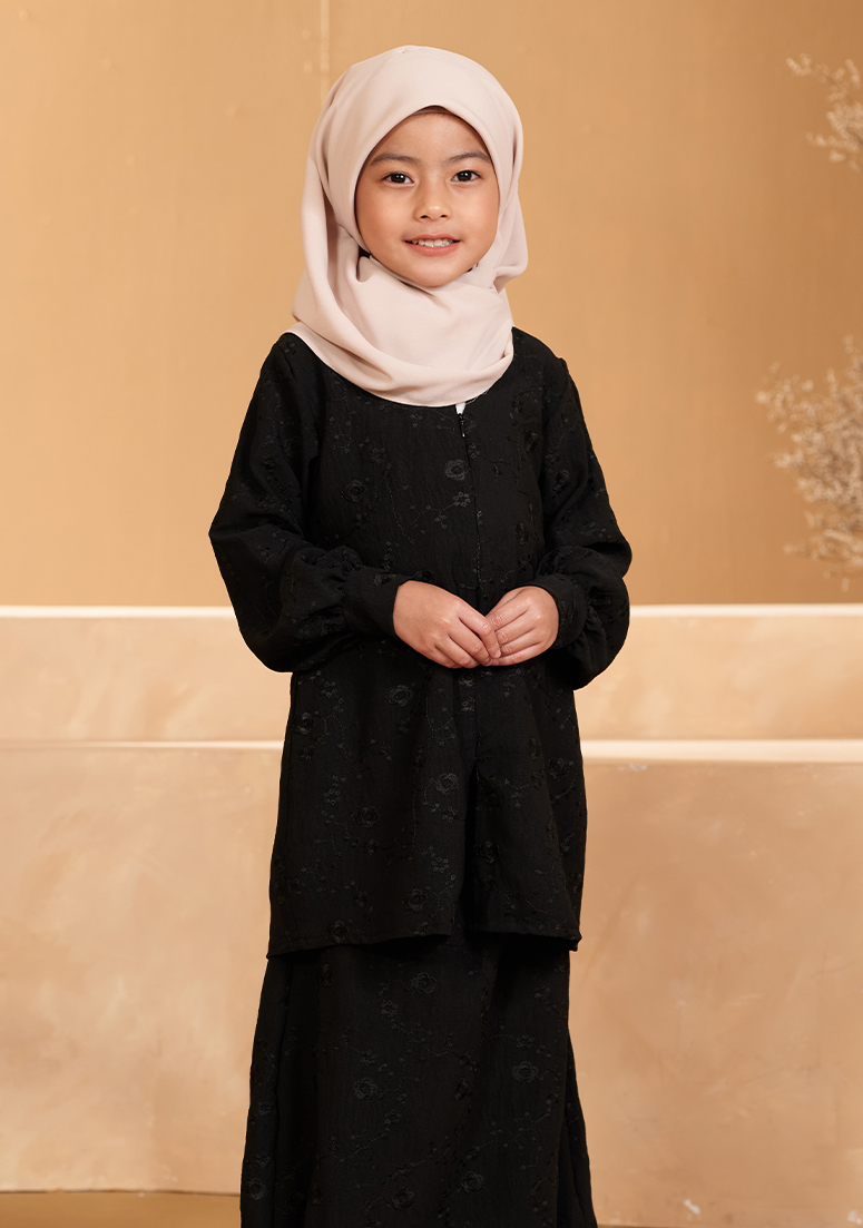 Kurung Zurdia Kids - Black