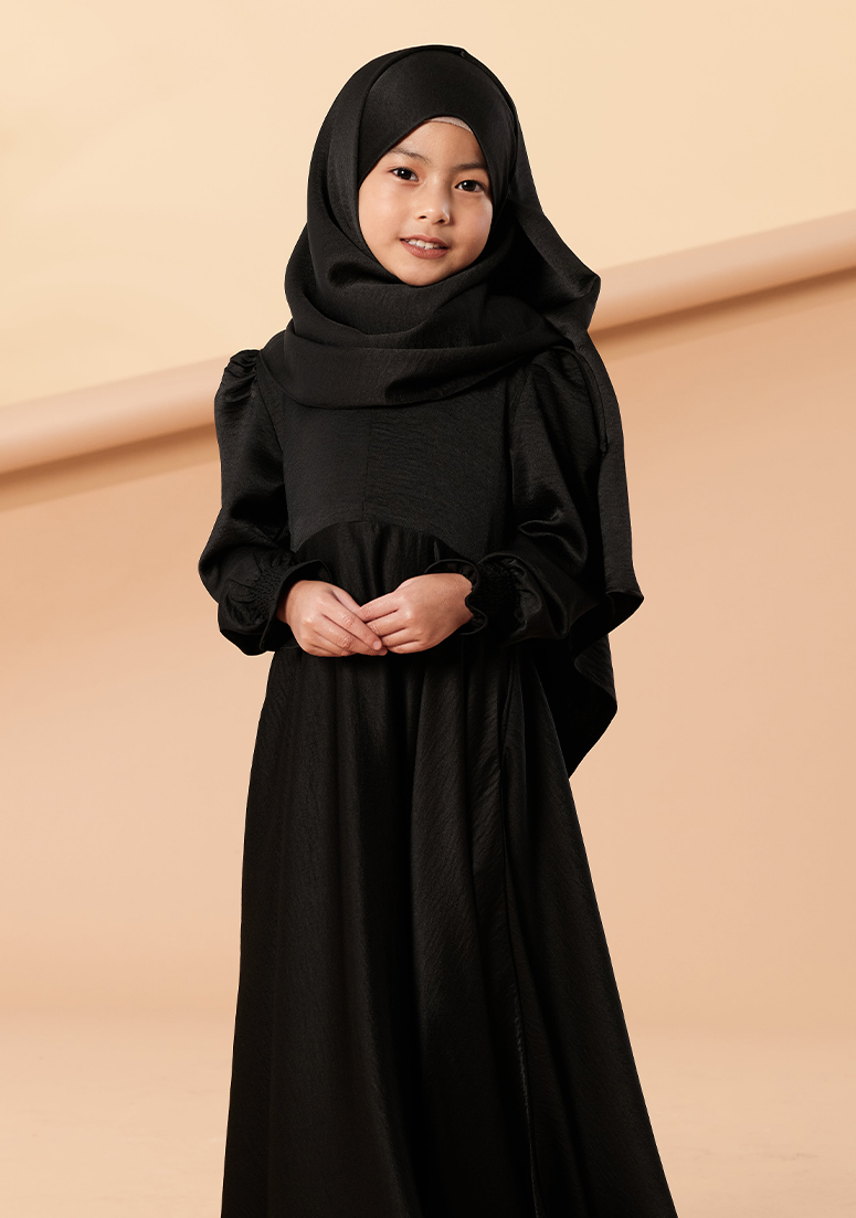 Dress Premium Elmie Kids - Black