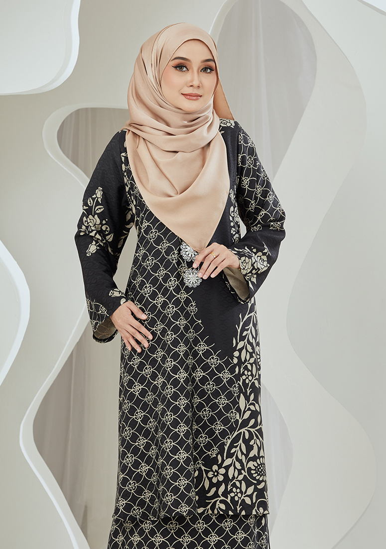 Kurung Rozza - Black