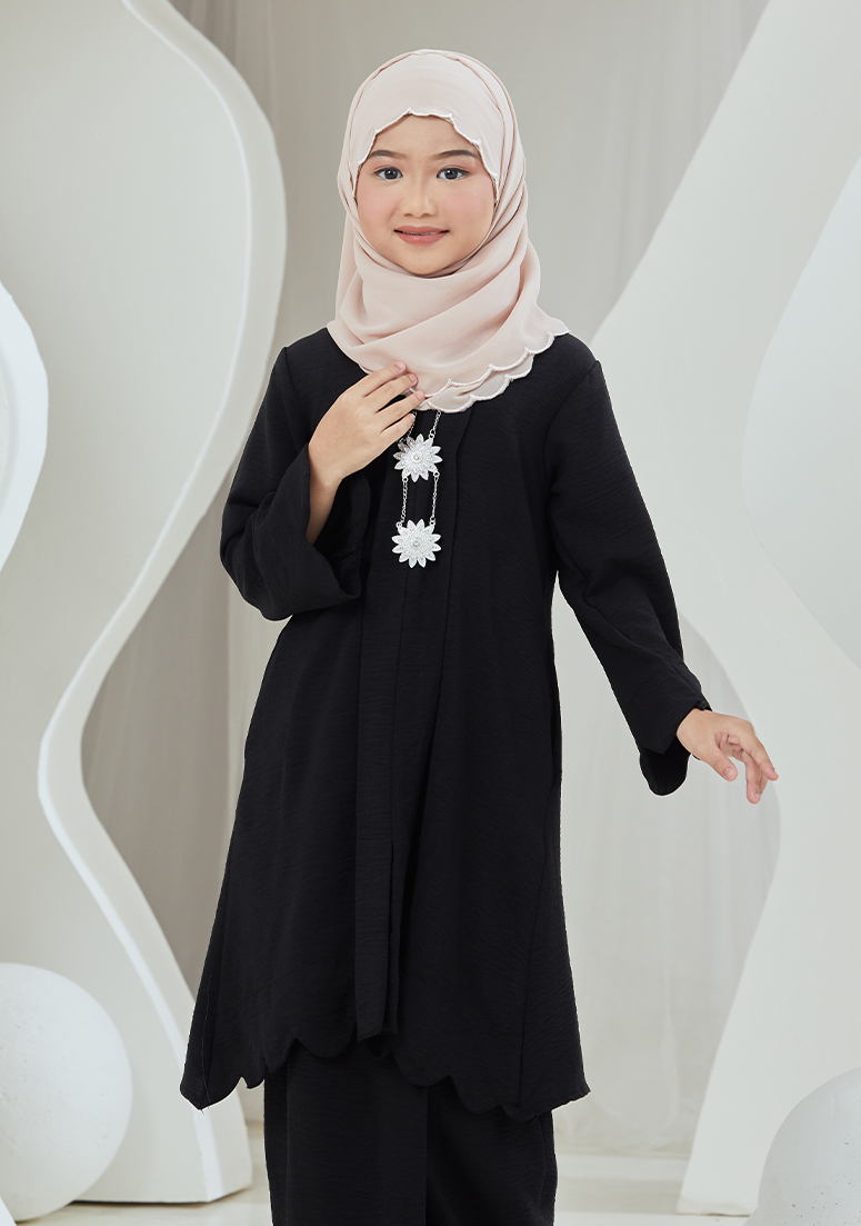 Kebaya Samihah Kids - Black